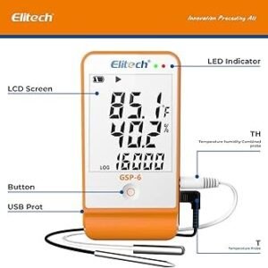 Enregistreur Bluetooth Elitech GSP-6 Pro